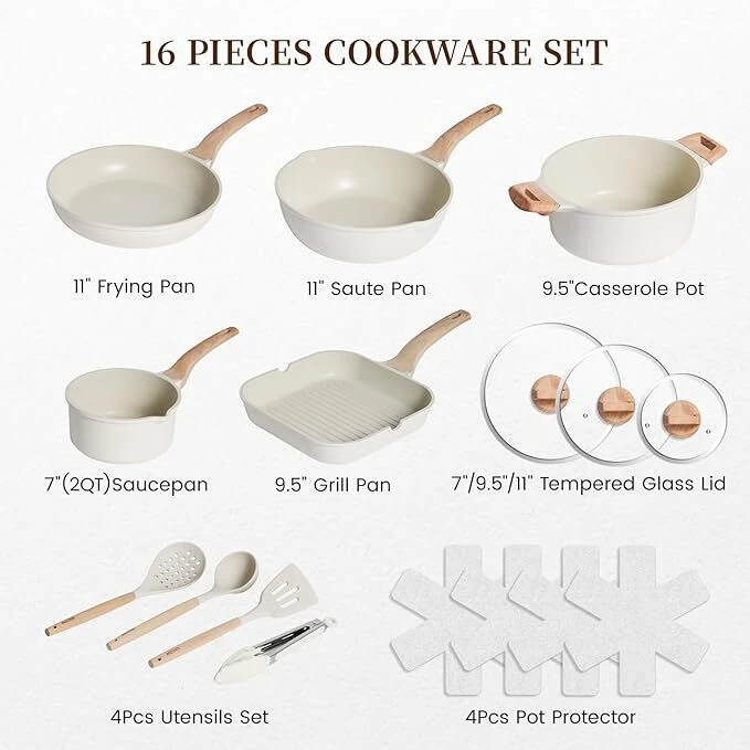 ceramic-coated cookware set - Image 2