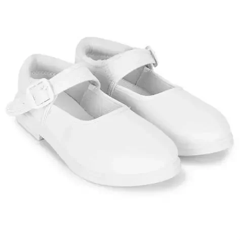 school ladies shoes white color - Image 3