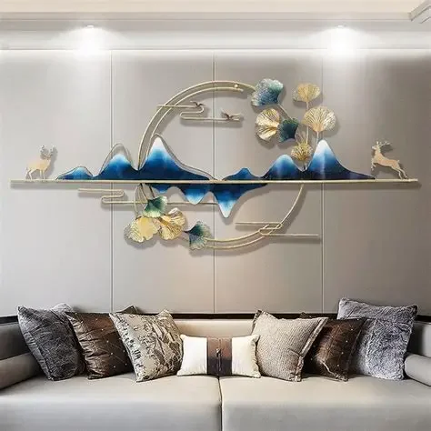 decorative metal wall art piece - Image 10