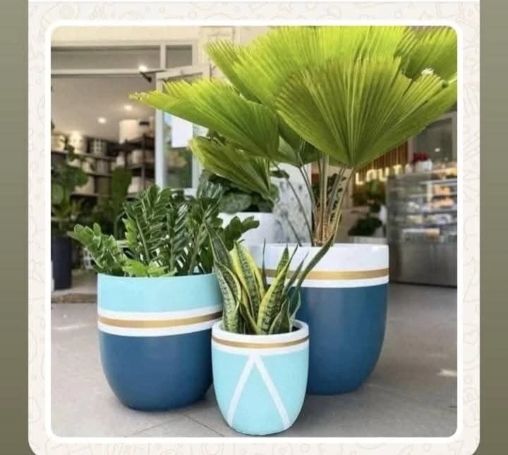 Modern decorative planter set with an elegant luxury finish ๐ฟ - Image 5