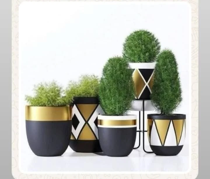 Modern decorative planter set with an elegant luxury finish ๐ฟ - Image 4