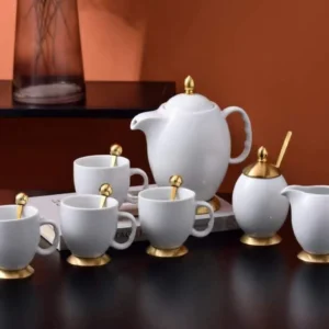 Luxury ceramic tea and coffee serving set