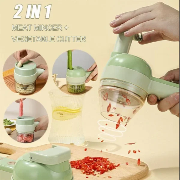 Mini Chopper Handheld handheld Mini Food Processor Portable (Electric Chopper or Vegetable ...