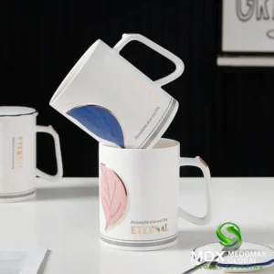 Creative Irregular Ceramic Mug | Handmade Coffee Cup | Modern Drinkware Mug