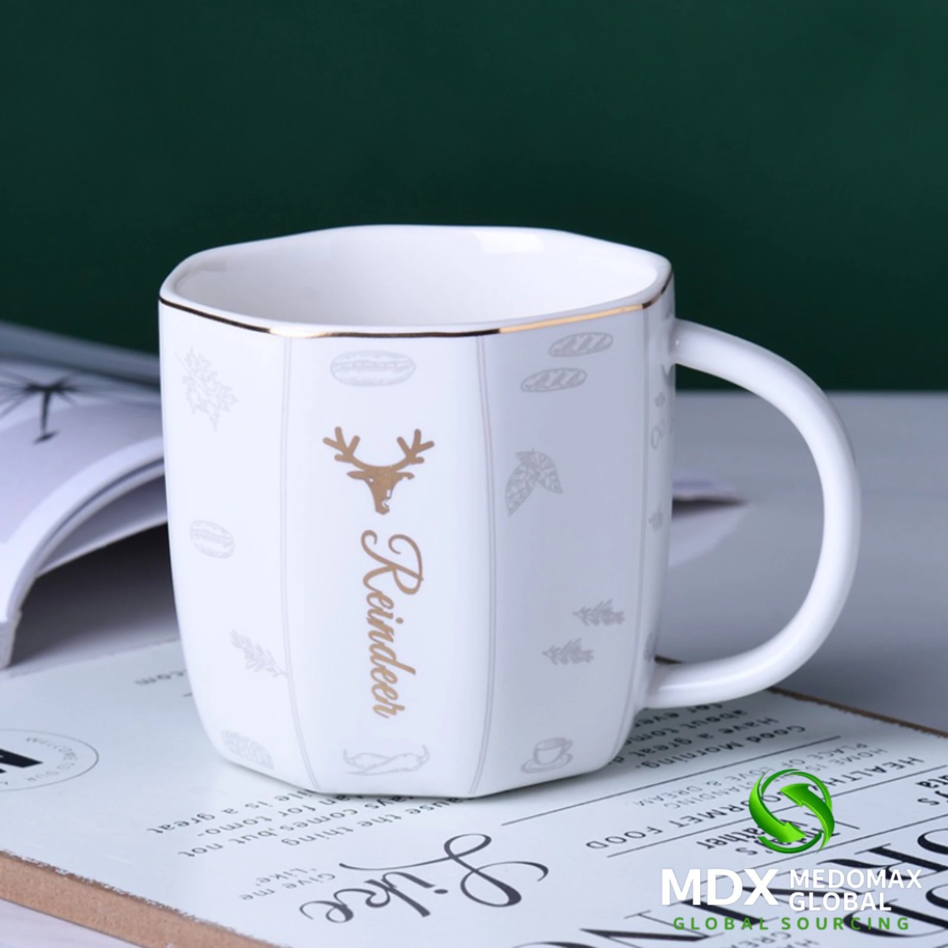 Creative Irregular Ceramic Mug | Handmade Coffee Cup | Modern Drinkware Mug - Image 6