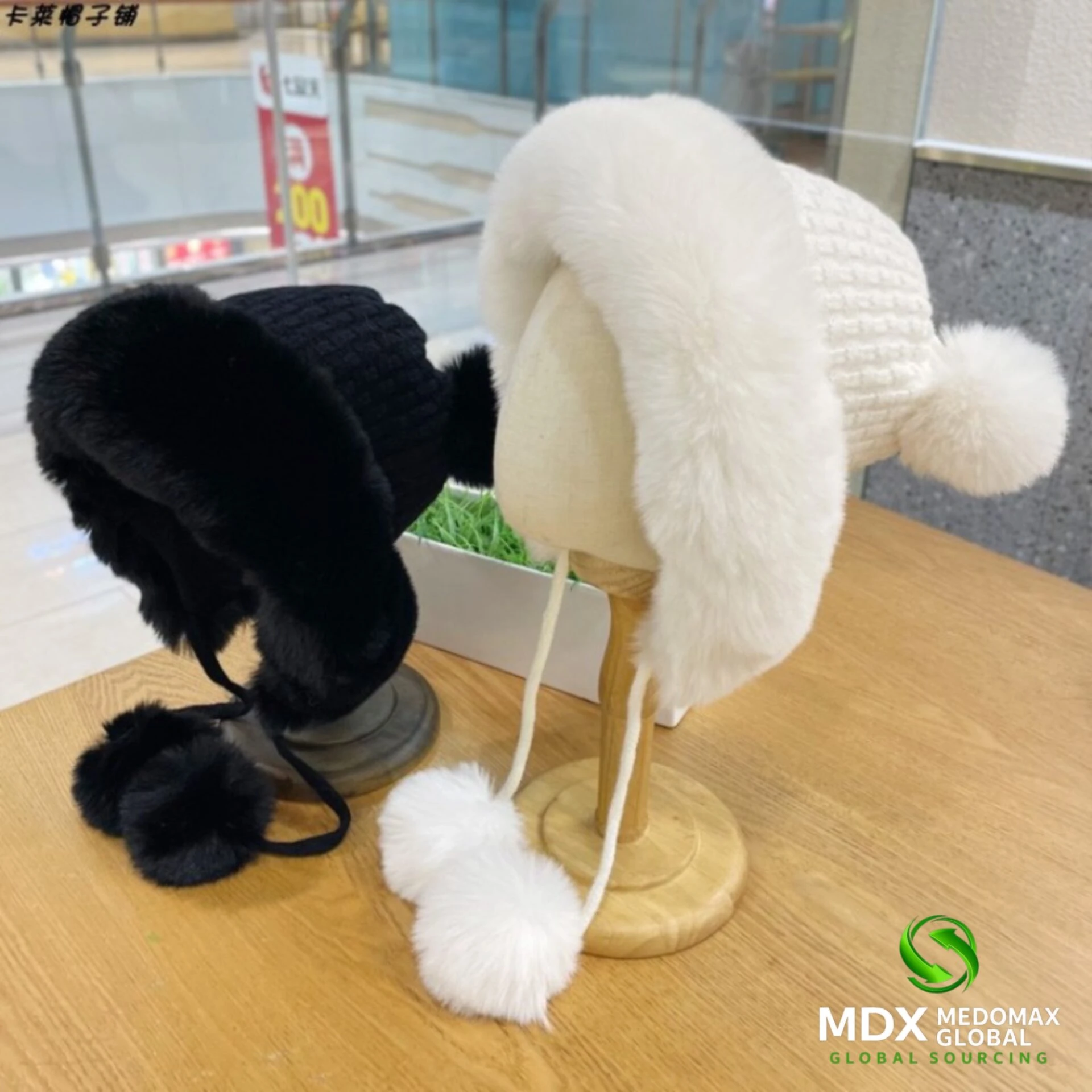 Warm Winter Hat with Fleece and Thickened, Cute Little Monster Women's Winter Hat Three-piece Set. - Image 3